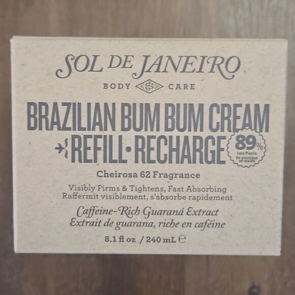 Sol de Janeiro Brazilian Bum Bum Cream Refill 240ml NEW MSRP $44 - Picture 1 of 7